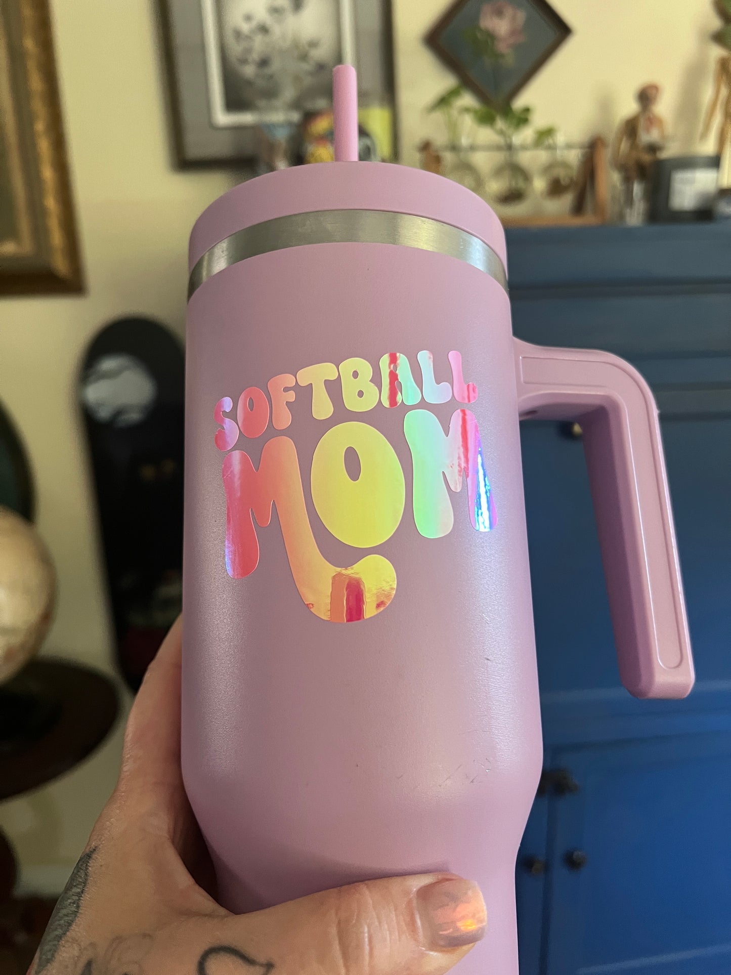 Softball mom sticker