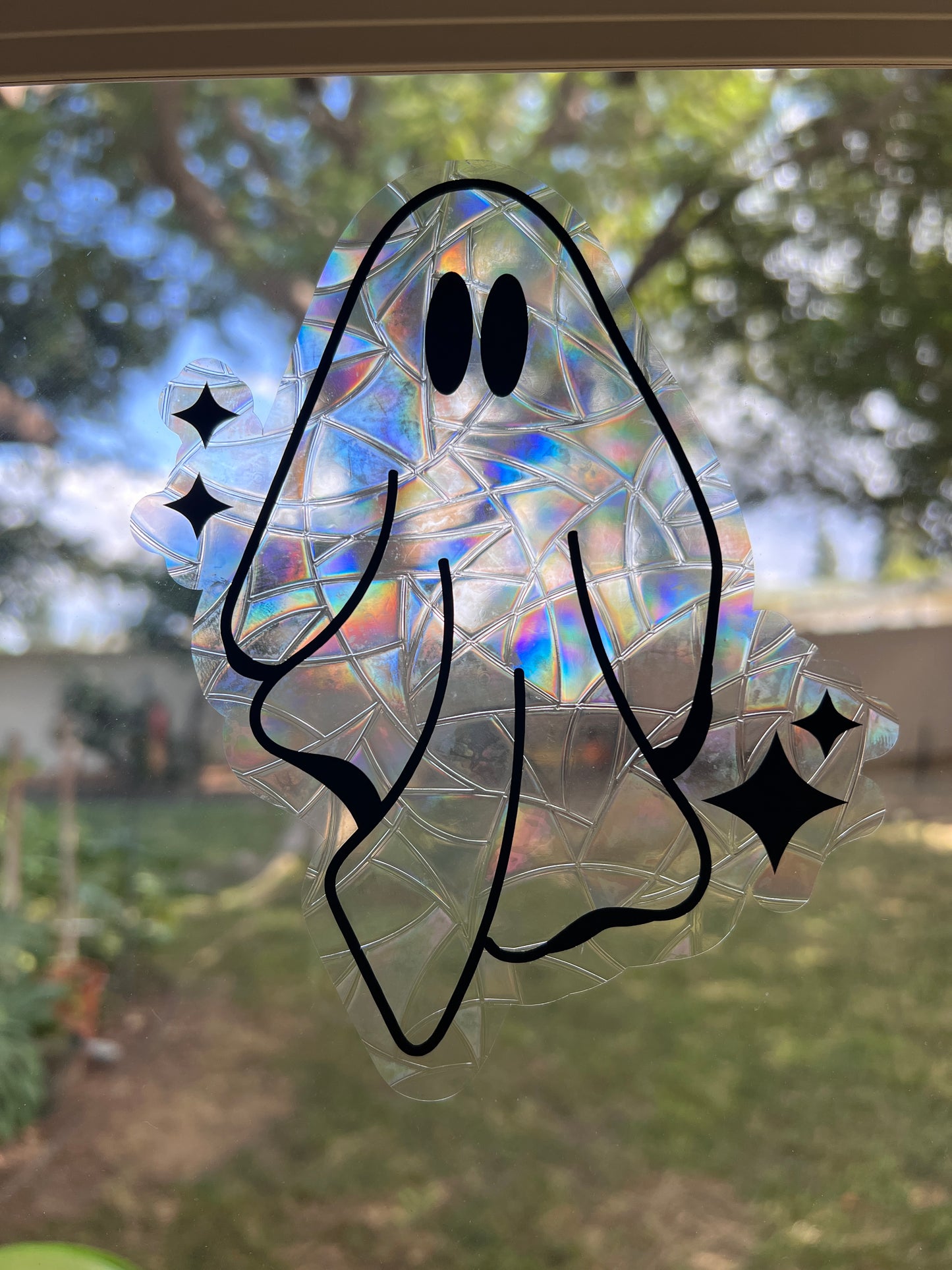 Ghost window cling