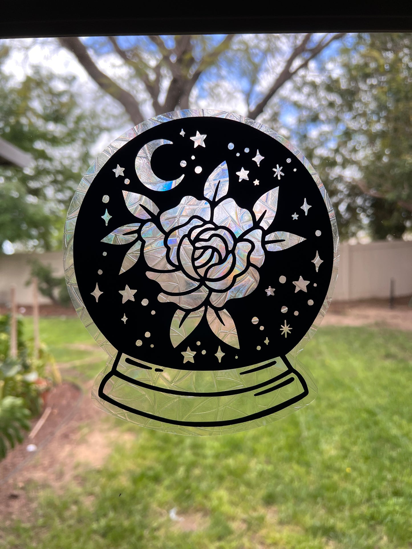 Crystal Ball window cling
