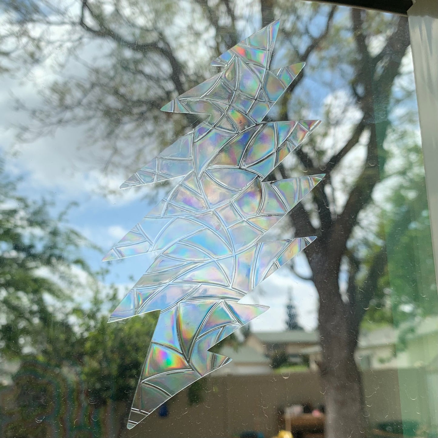 Bolt window cling