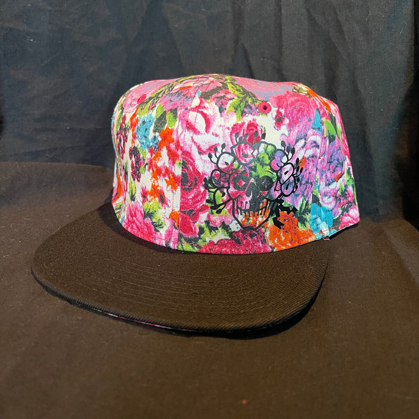 Floral SnapBack hat- Dead Head