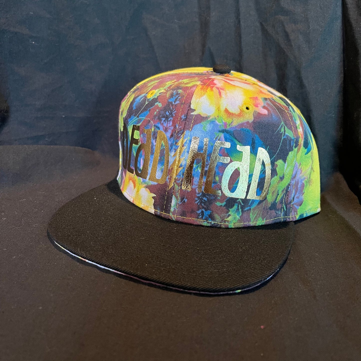 Floral SnapBack hat- Dead Head