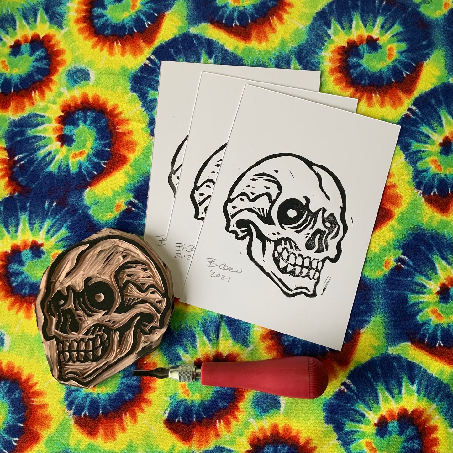 Skull print