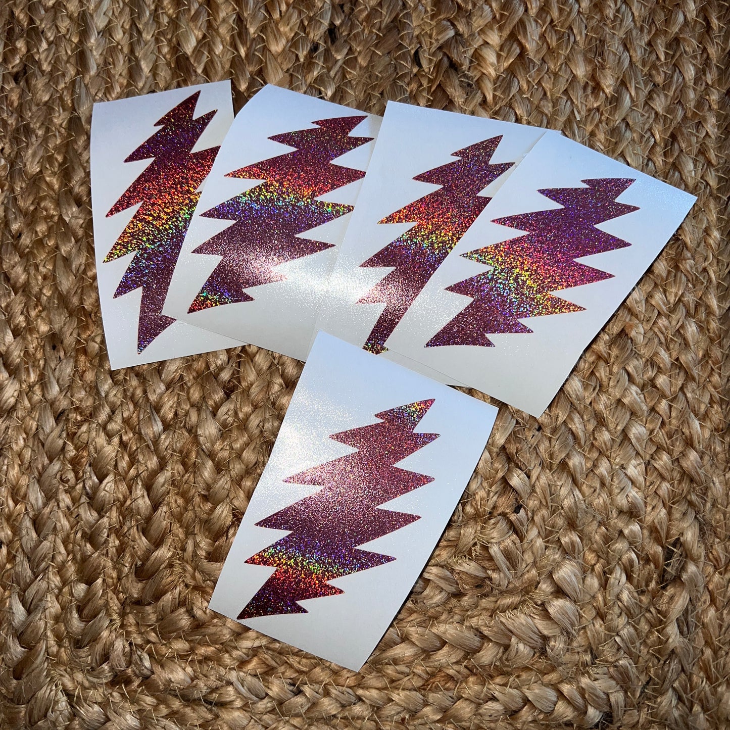 Rose gold Bolt sticker