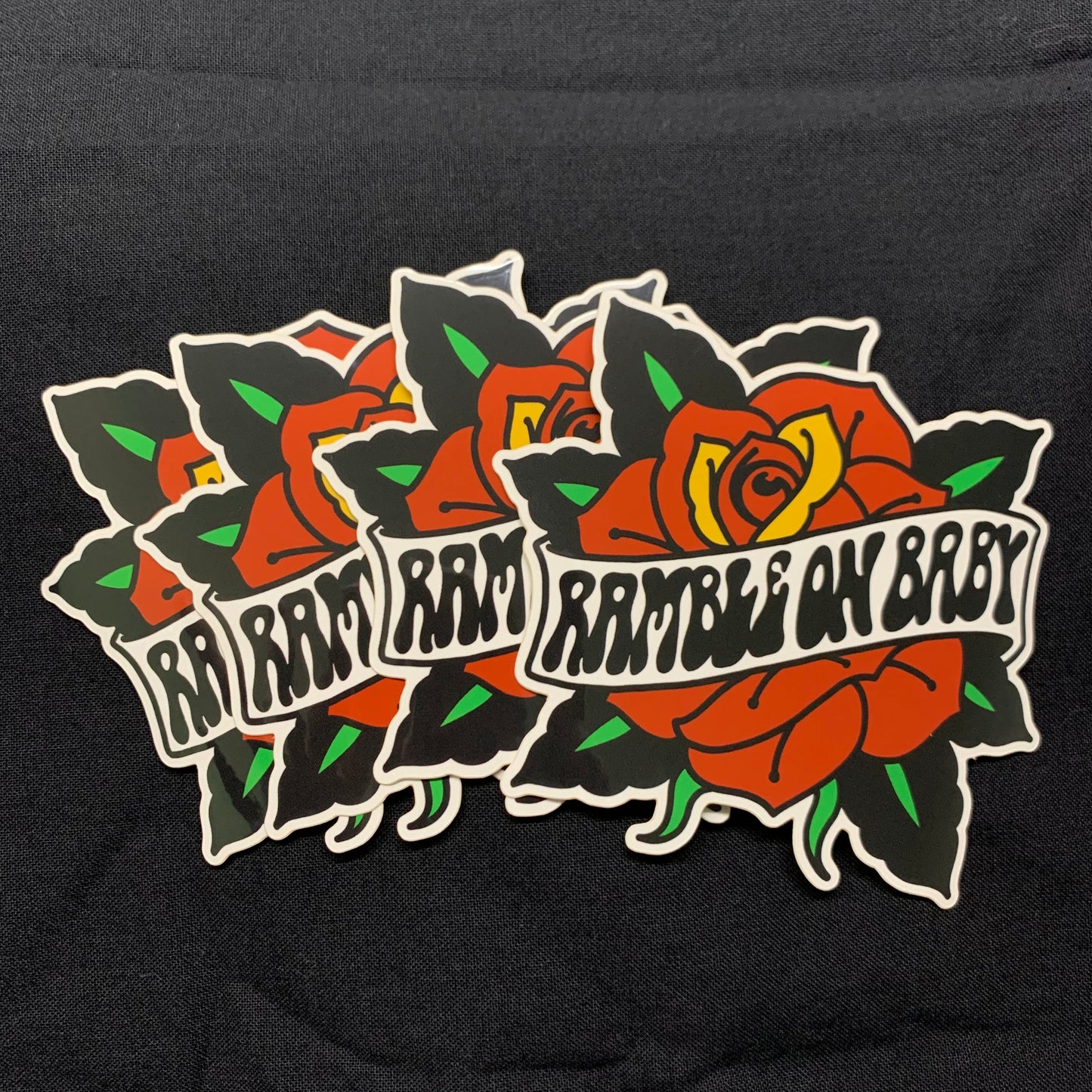 Ramble on Rose sticker