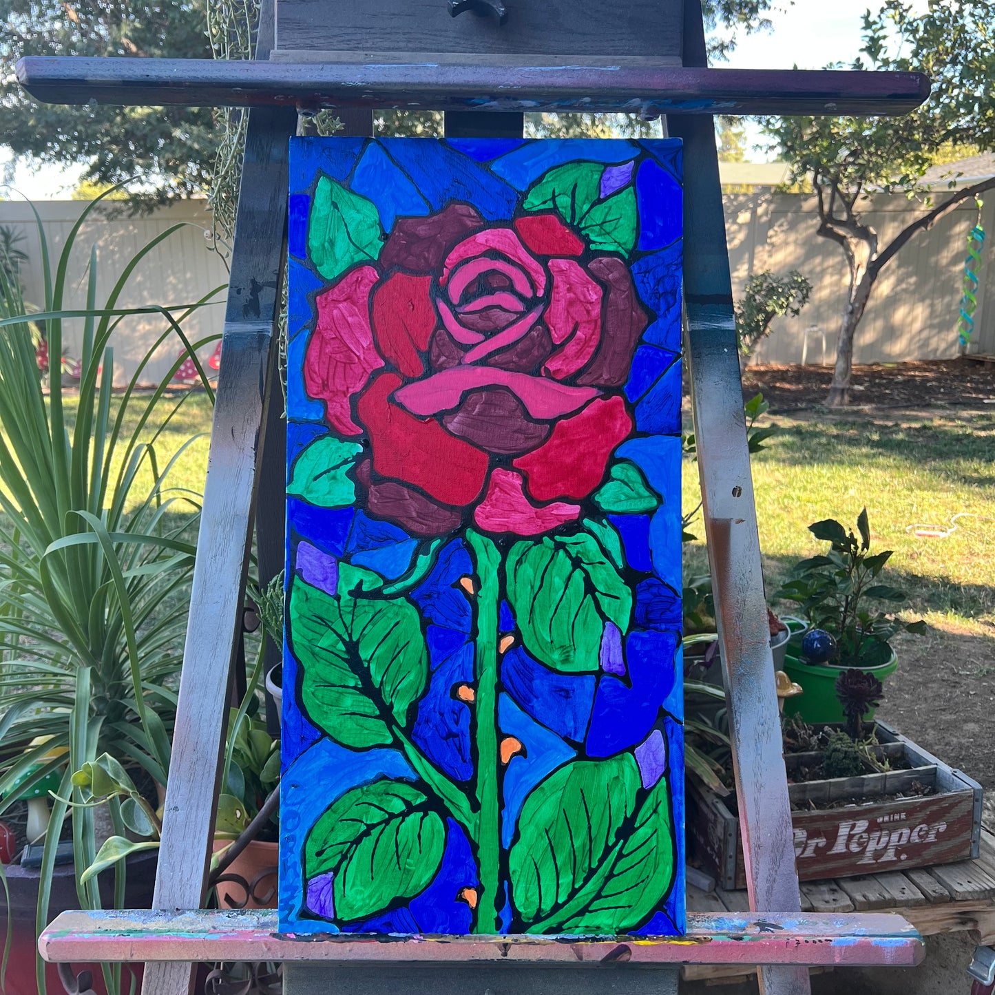 Rose painting