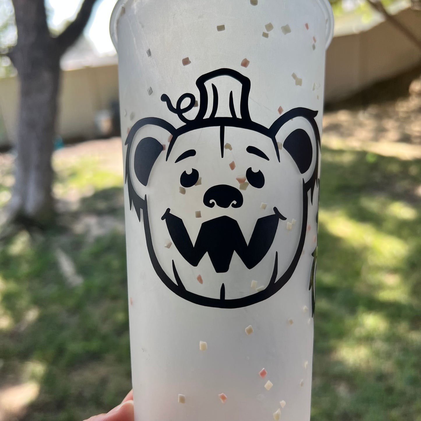 Pumpkin Bear vinyl sticker