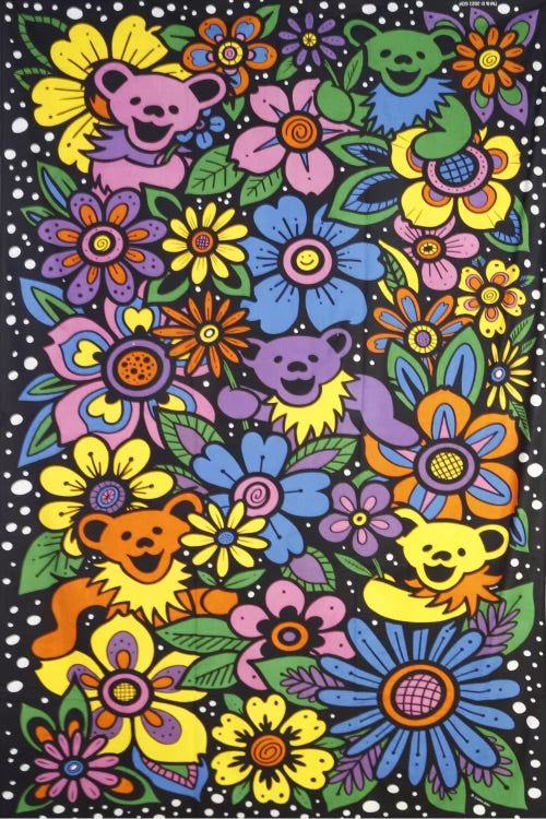 Flower Bear Tapestry
