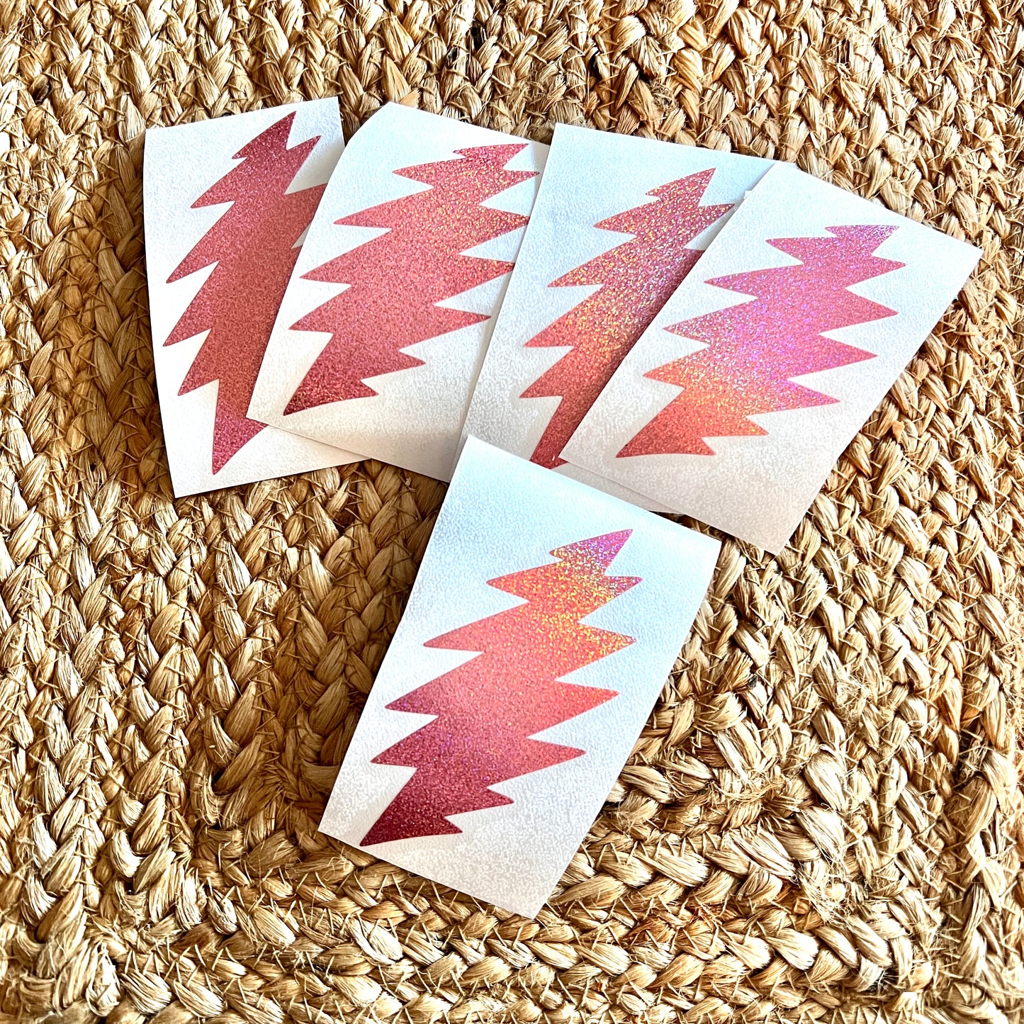 Rose gold Bolt sticker