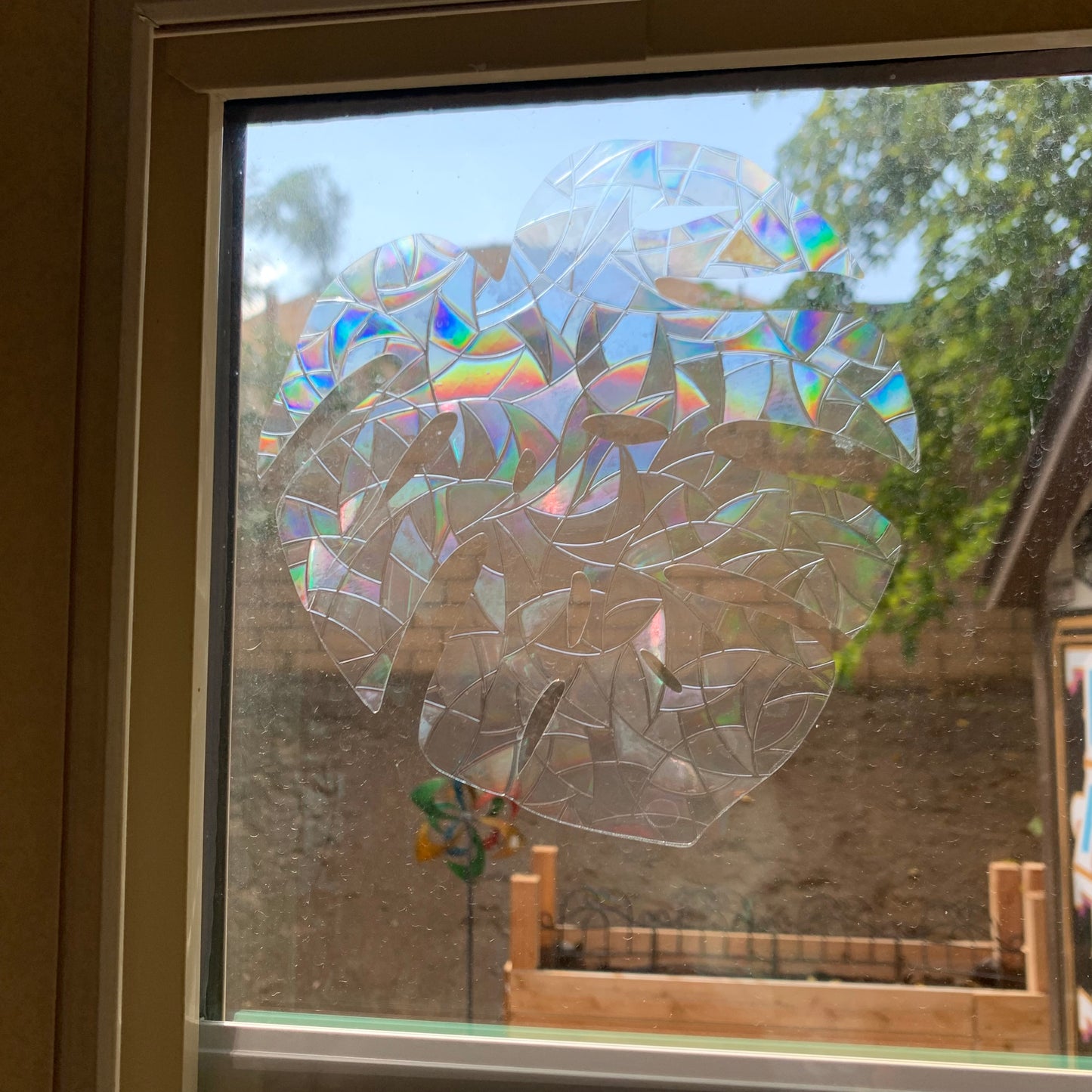 Monstera Leaf window cling