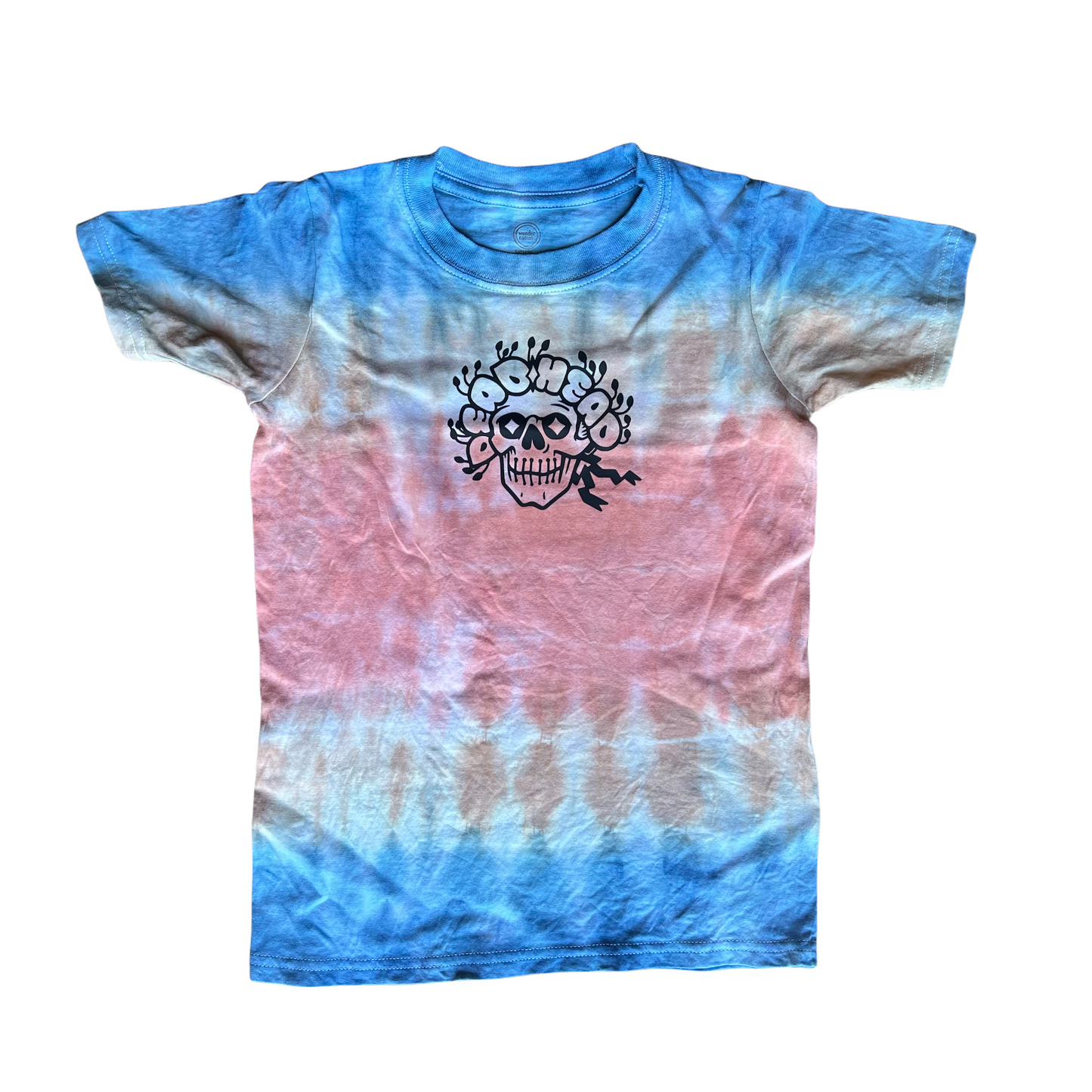Small size 6/7 kids dye shirt - Dead Head