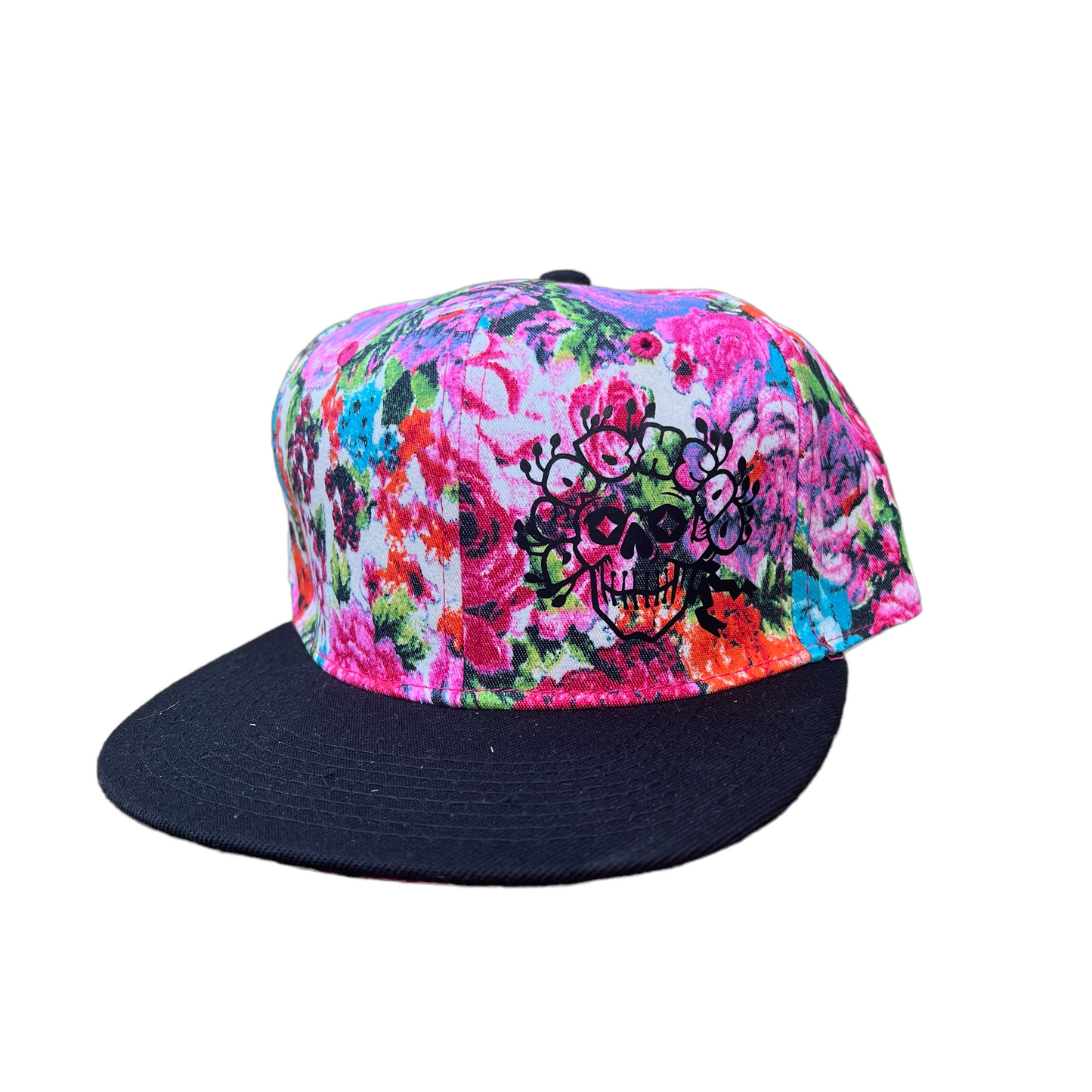 Floral SnapBack hat- Dead Head