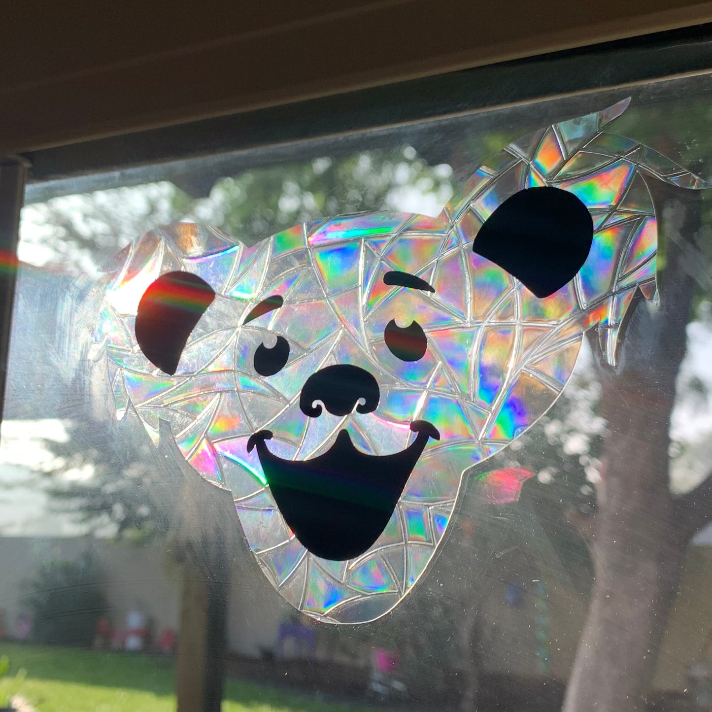 Bear window cling
