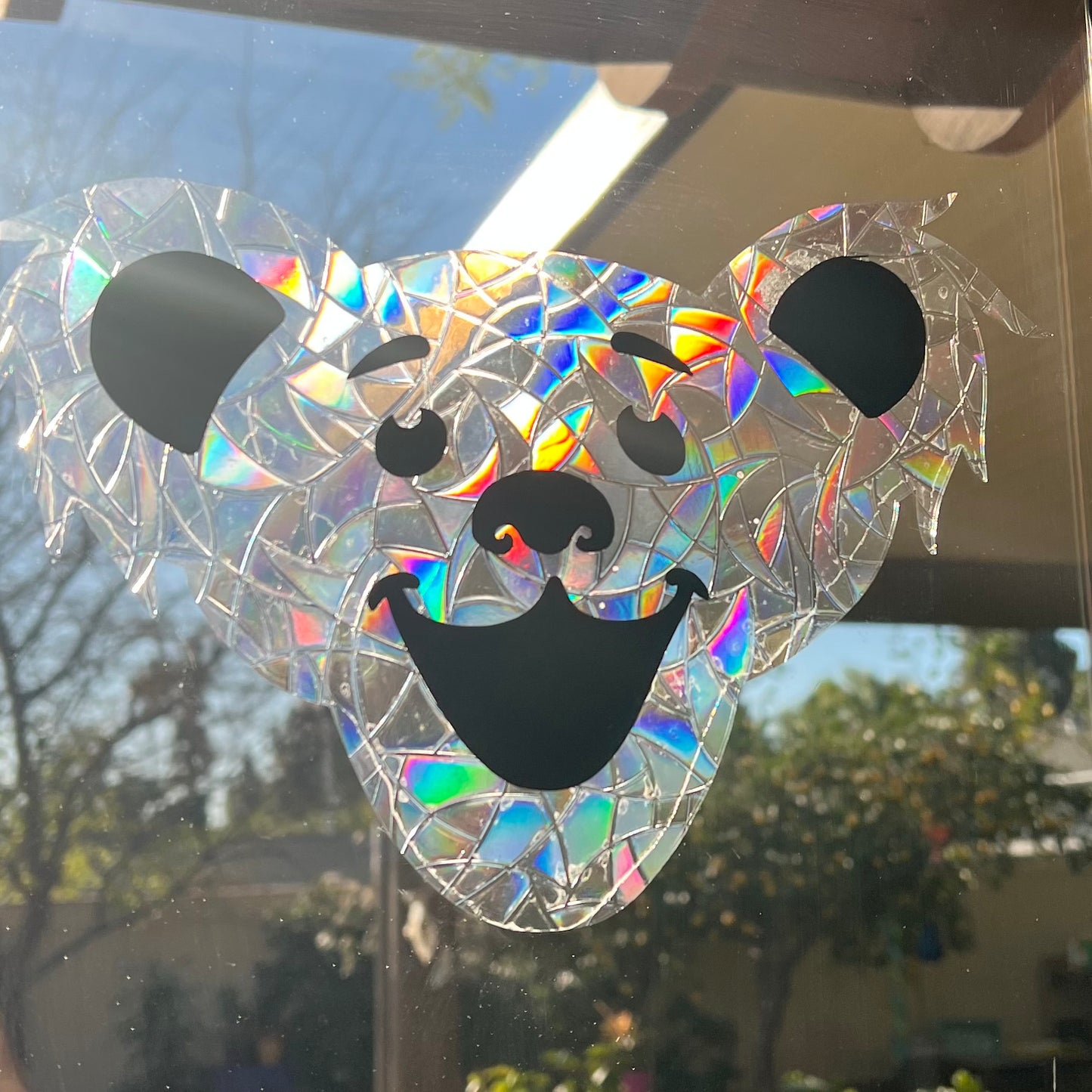 Large Bear window cling
