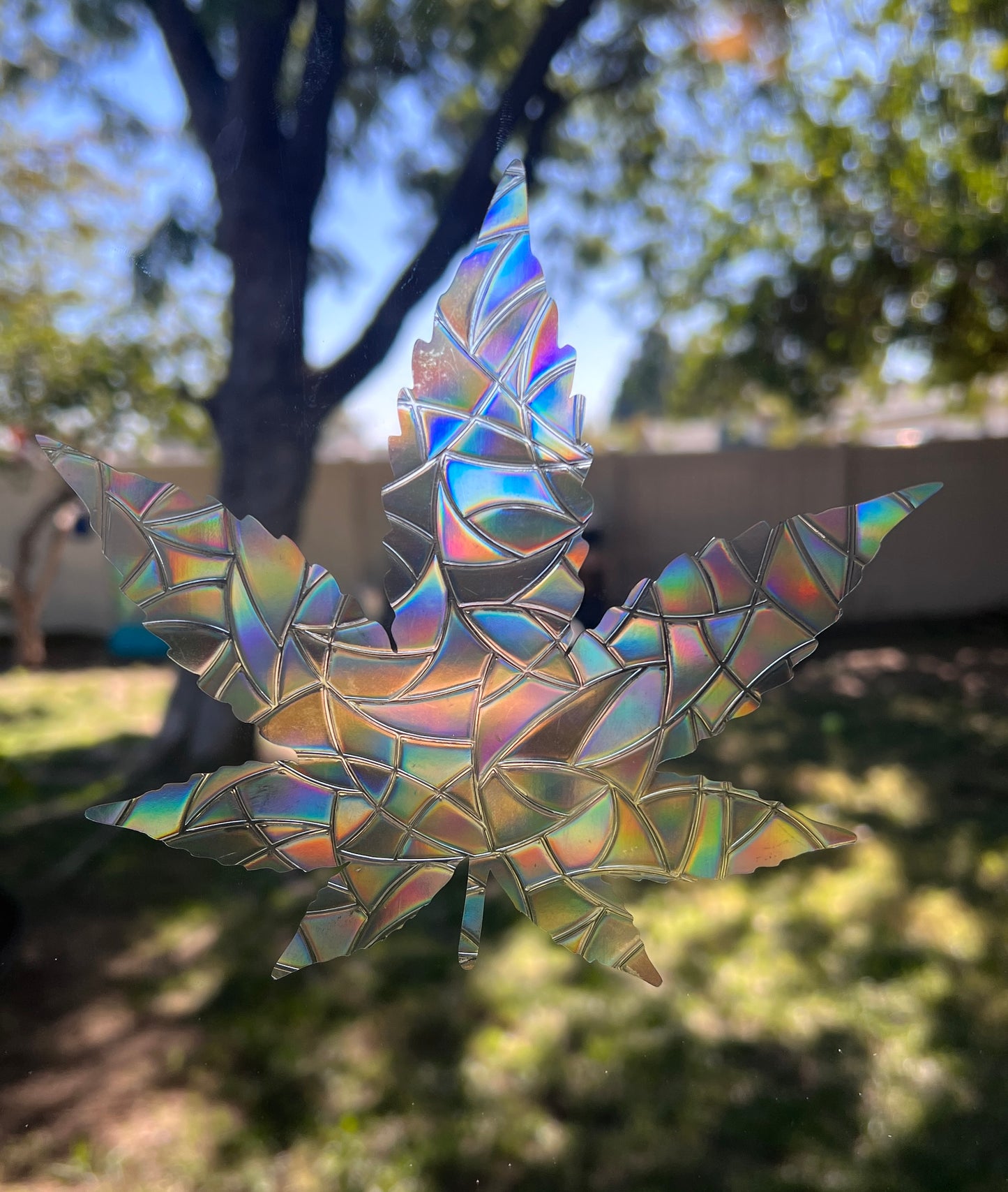 Bud Leaf window cling