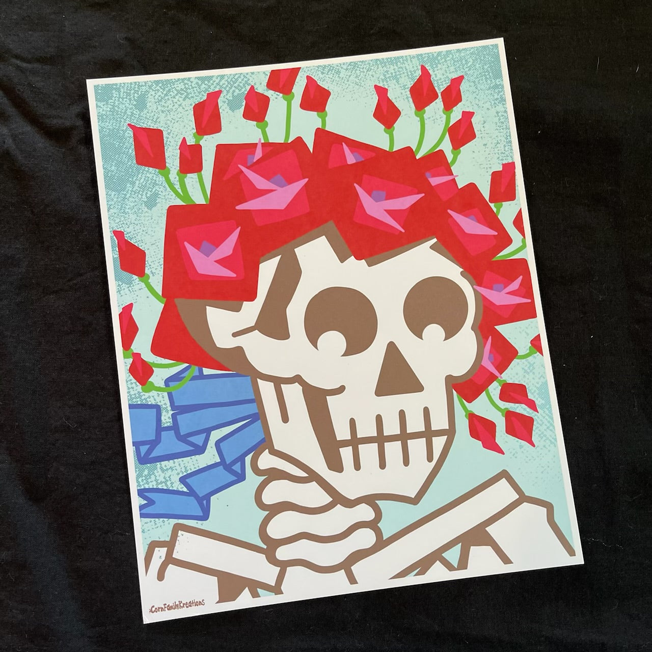 Cartoon Bertha print