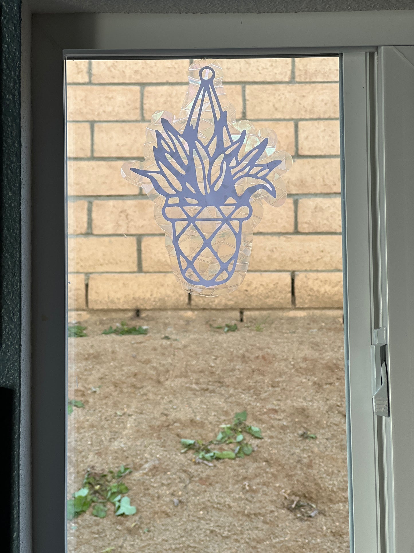 Hanging Plant window cling