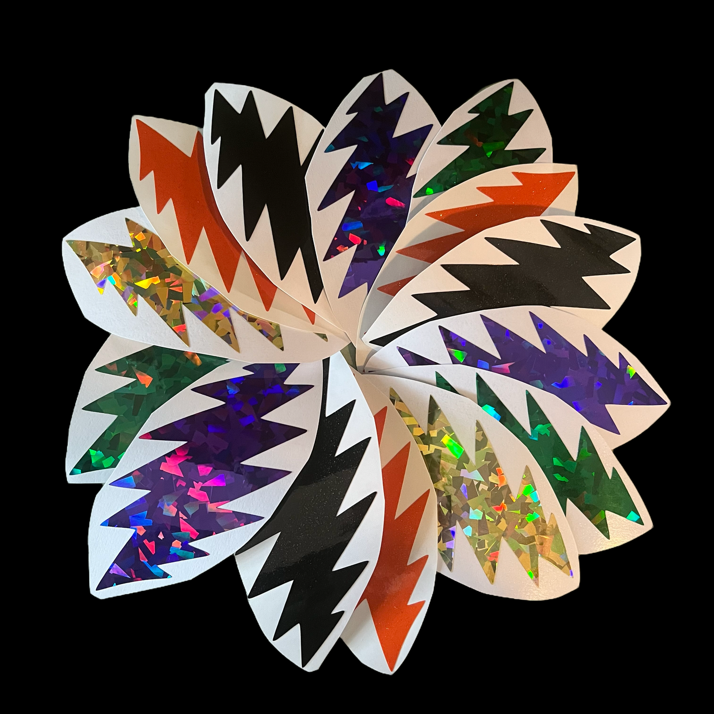 Glitter Bolt vinyl sticker