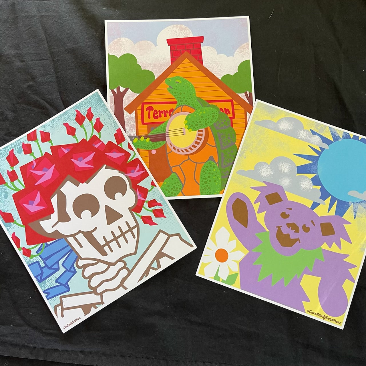Cartoon Bertha print