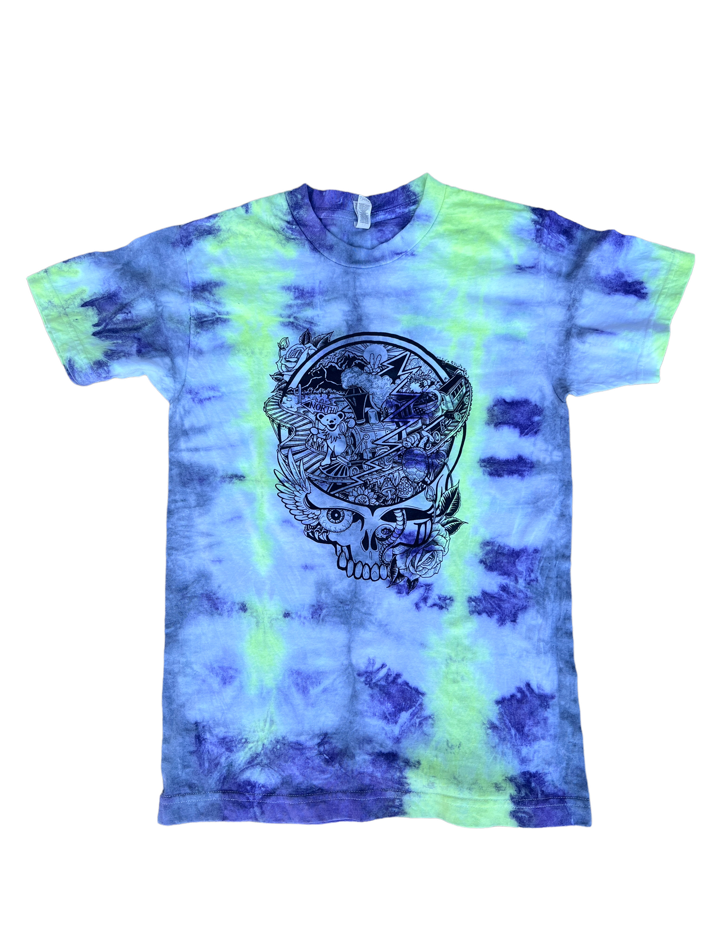 Small - Northbound Stealie dye shirt