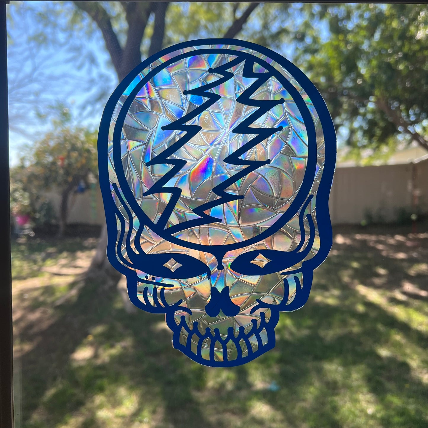 Stealie window cling