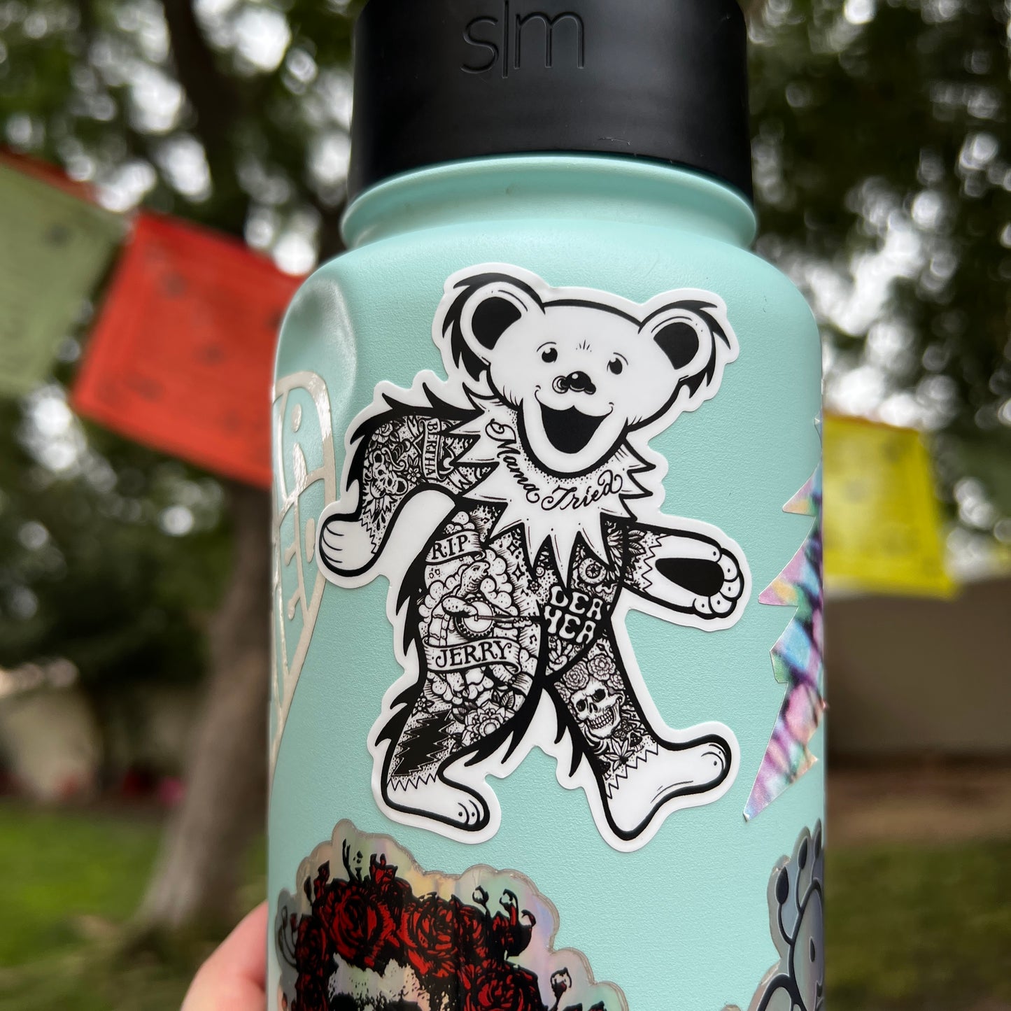 Bodysuit bear sticker