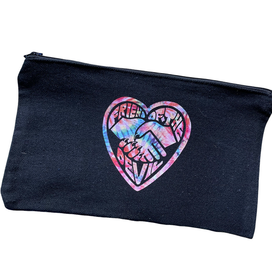 Friend of the Devil zipper pouch