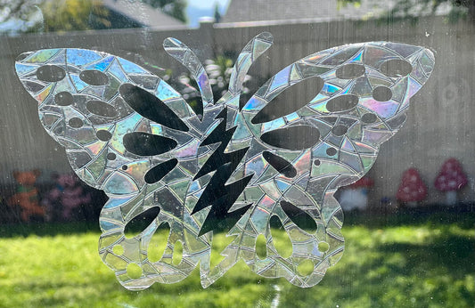 Butterfly Bolt window cling