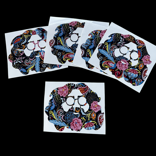 Jerry floral paisley sticker