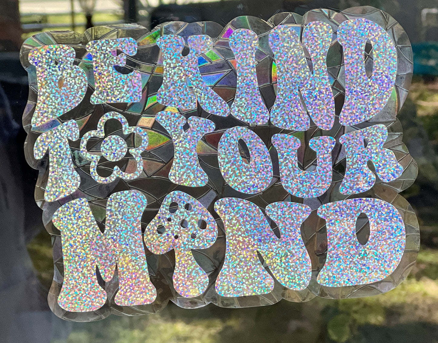 Be kind window cling