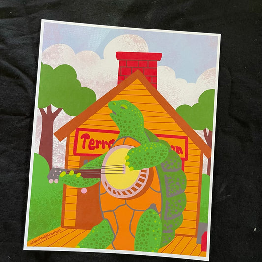 Cartoon Terrapin print