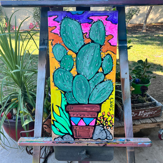 Cactus painting