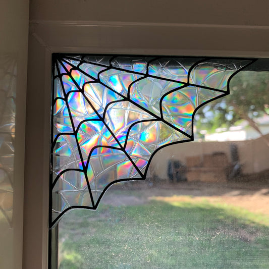 Spider web window cling