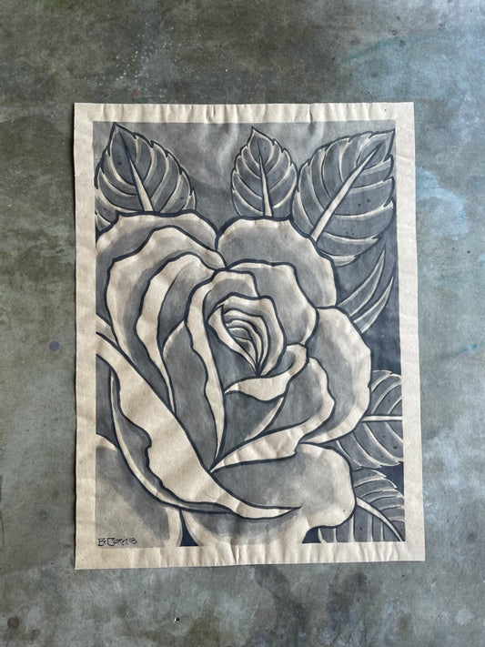 Rose painting