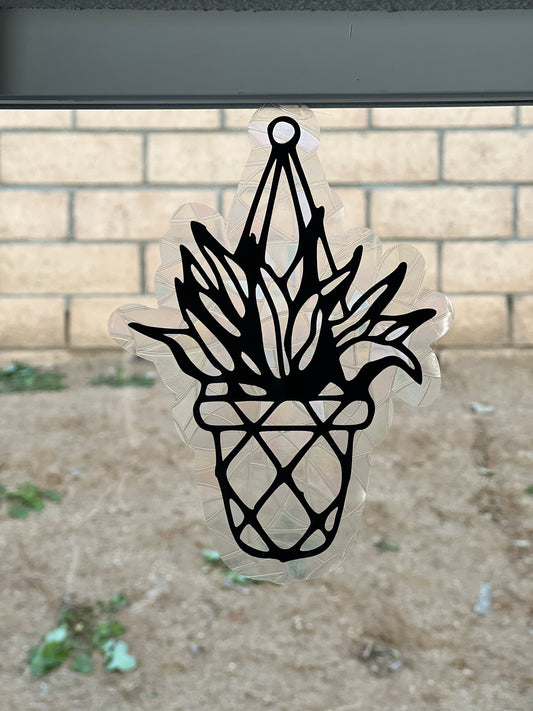 Hanging Plant window cling