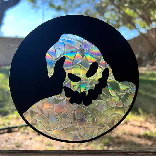 Oogie boogie window cling