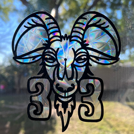 Billy Strings 33 window cling