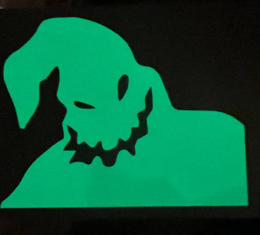 Oogie boogie Glow in the dark- sticker