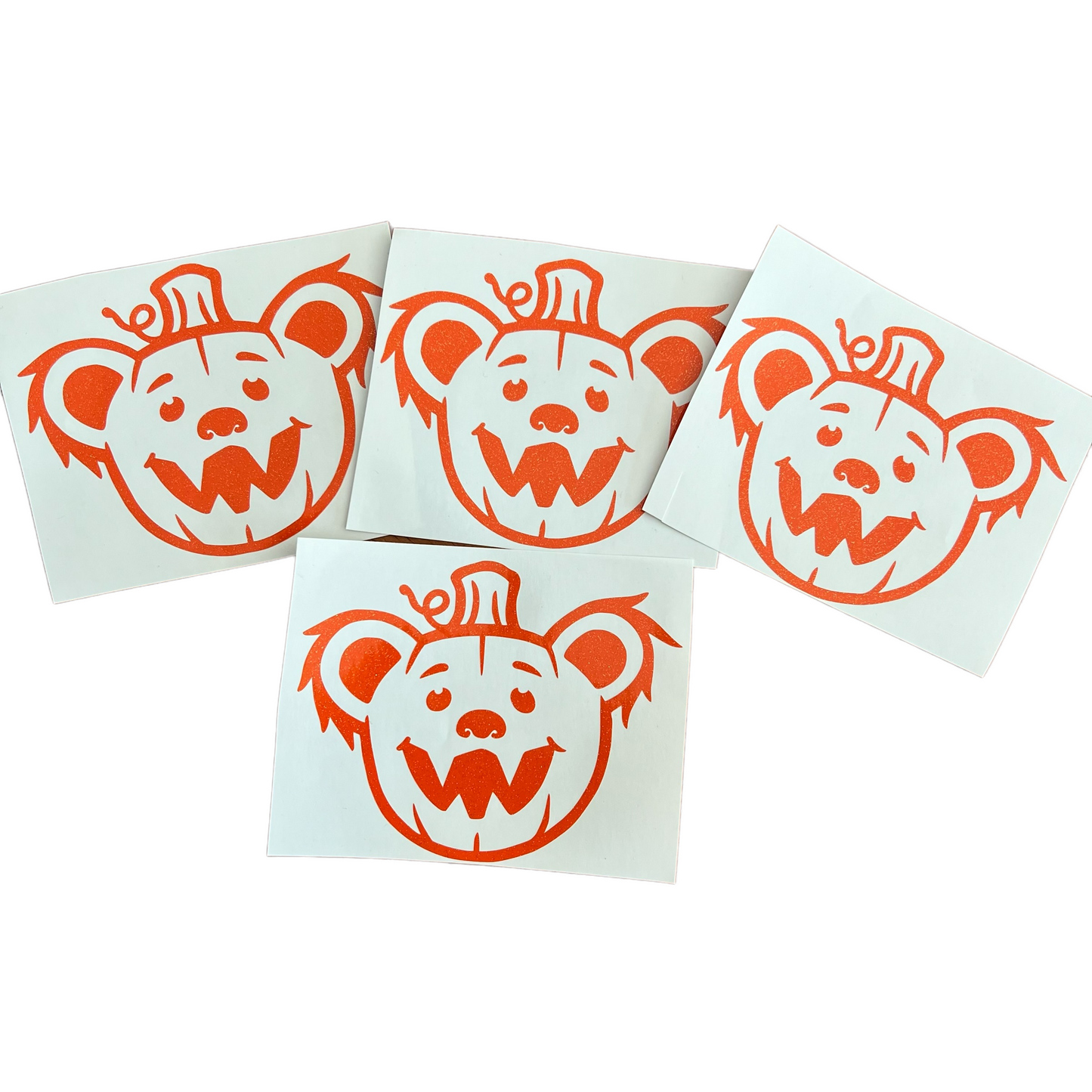 Pumpkin bear vinyl sticker