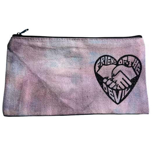 Friend of the Devil zipper pouch