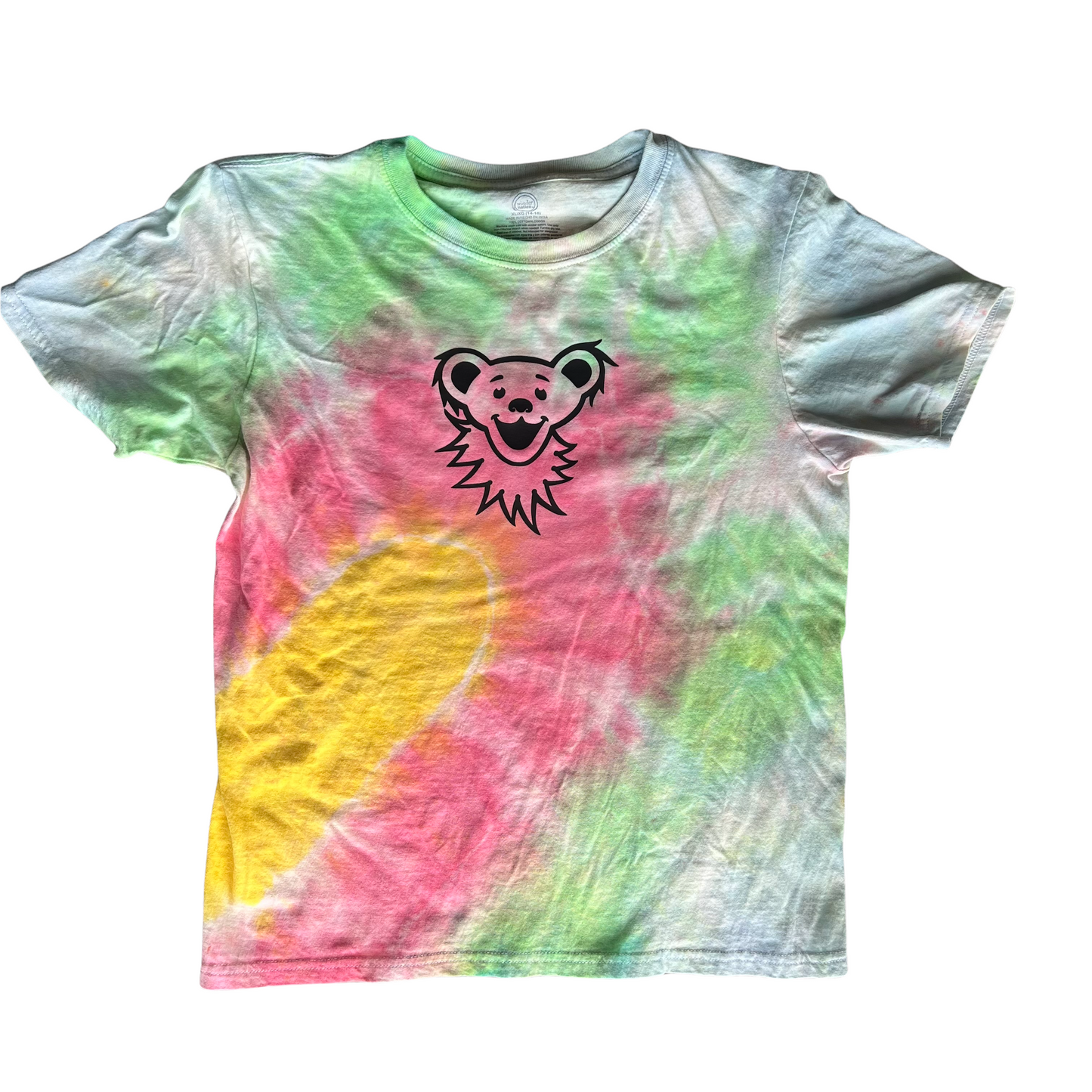 XL size 14/16 kids dye shirt - bear