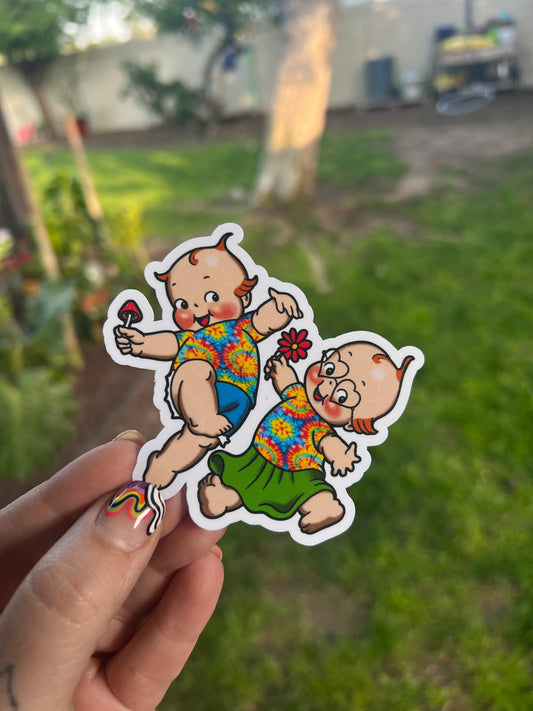 Dancing Kewpie sticker