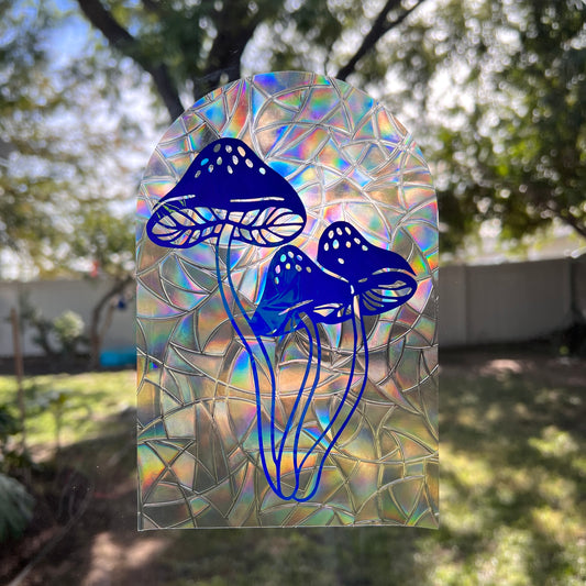 Shroomie window cling