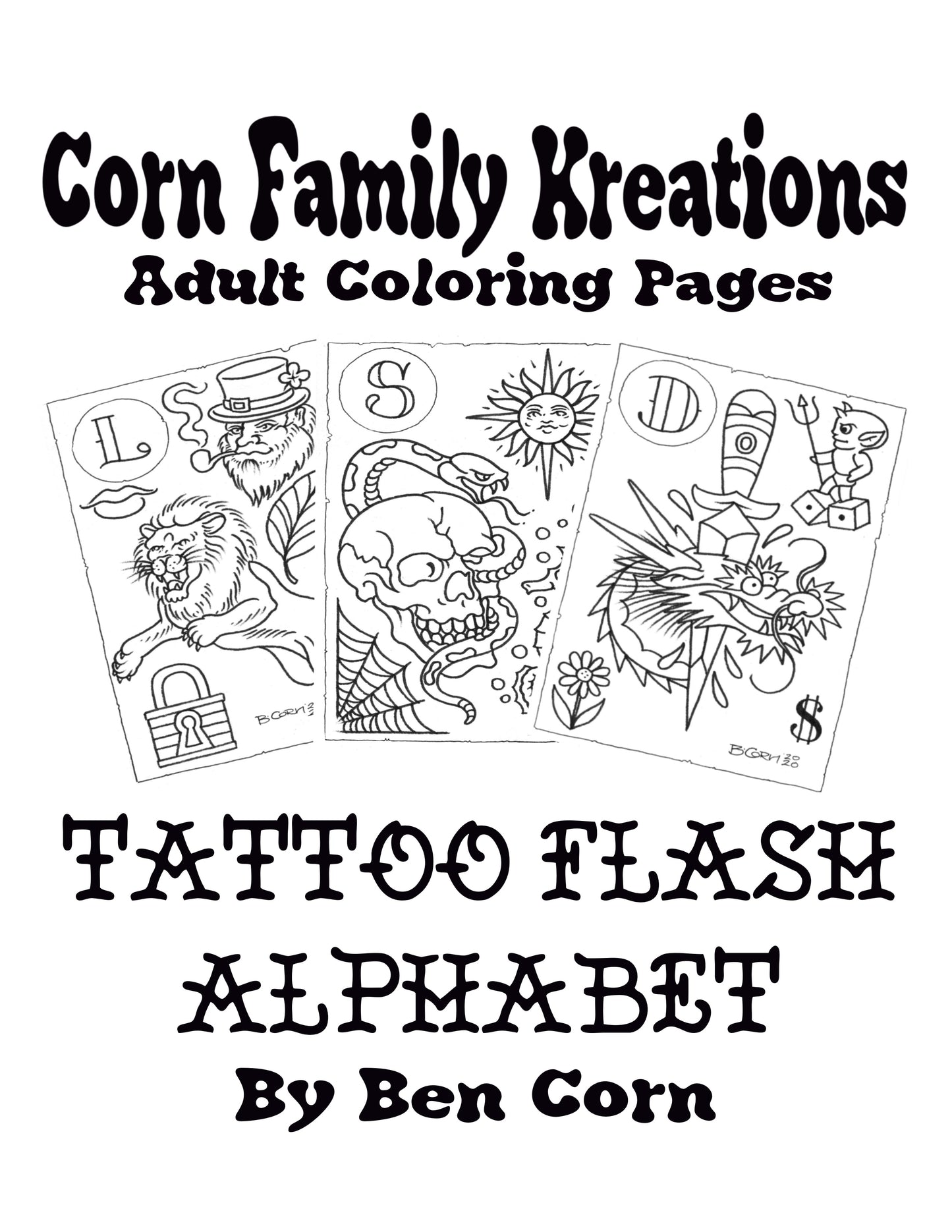Set of 26 Coloring pages *PRINT YOURSELF*