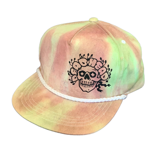 Hand dyed Hat -Dead Head